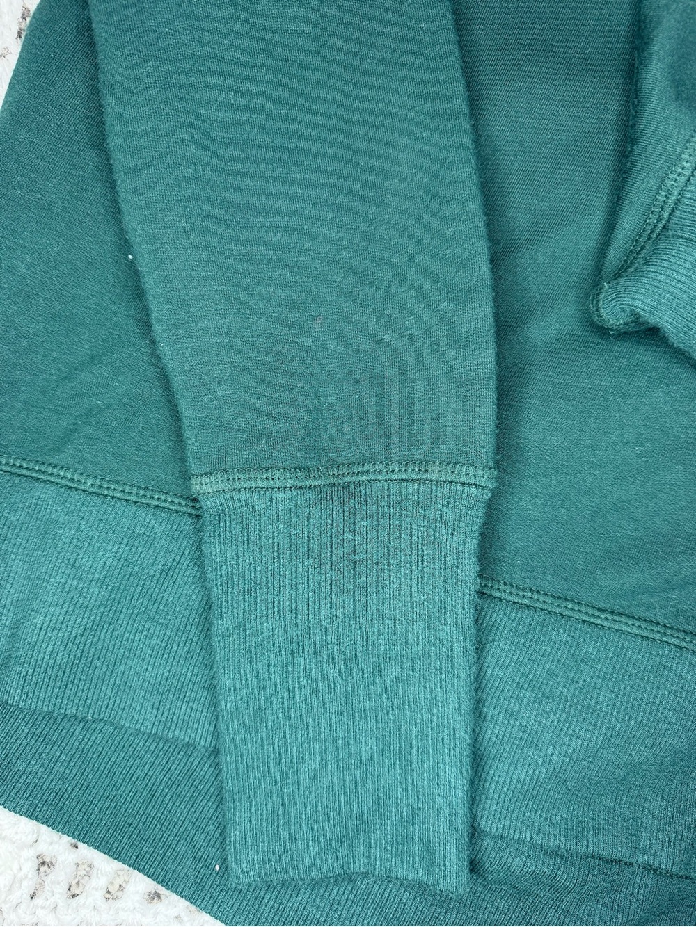 Athleta Deep Green Crew Sweatshirt - Picture 3 of 4
